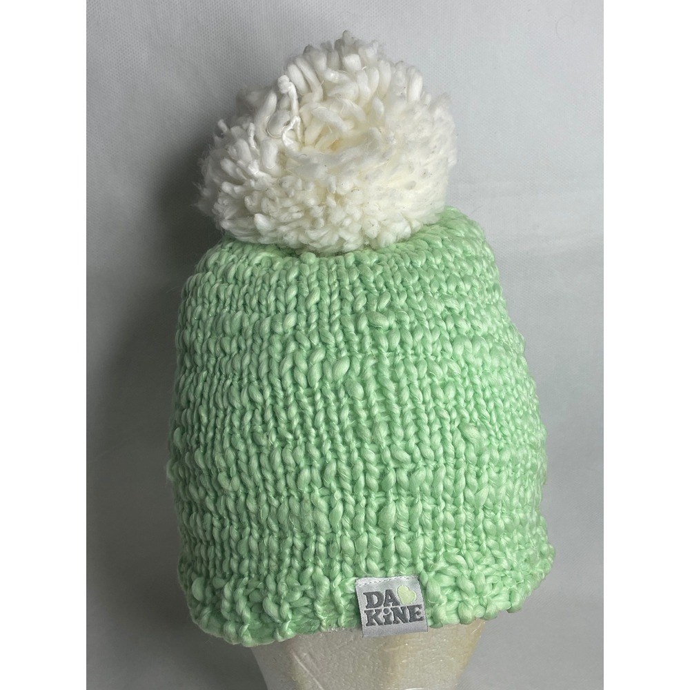 Dakine Soft & Fluffy Pom Poof Beanie One Size Mint Green Outdoor Winter Cap Hat